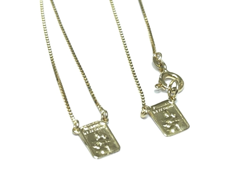 Escapulário em Ouro Amarelo 18k 10