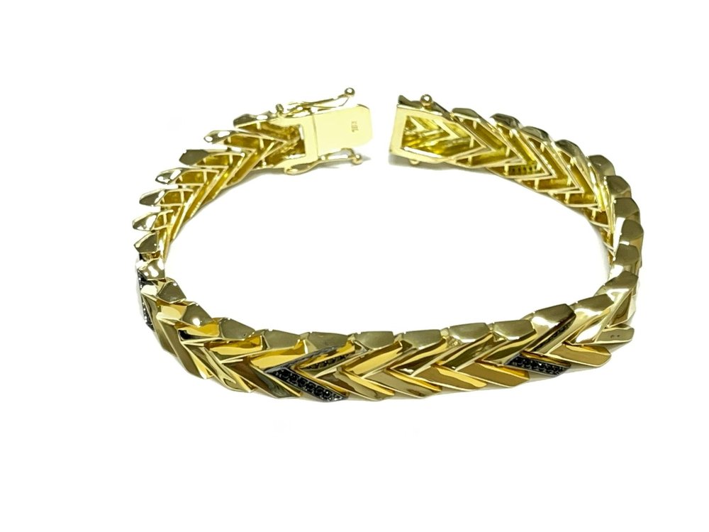 Pulseira em Ouro Amarelo 18k com Espinélio