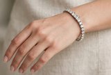 Pulseira em Ouro Branco 18k com Diamante — vista 2