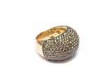 Anel em Ouro Amarelo 18k com Diamante