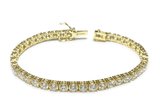 Pulseira Riviera em Ouro Branco 18k com Diamante
