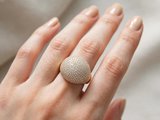 Anel em Ouro Amarelo 18k com Diamante — vista 2