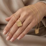 Escapulário em Ouro Amarelo 18k — vista 2