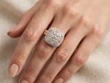 Anel Baguete em Ouro Rosé 18k