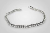 Pulseira Riviera em Ouro Branco 18k com Diamante