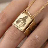 Escapulário em Ouro Amarelo 18k — vista 2