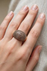 Anel em Ouro Amarelo 18k com Diamante — vista 2
