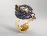 Anel Pantera em Ouro Amarelo 18k com Diamante