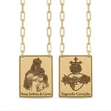 Escapulário em Ouro Amarelo 18k