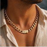 Corrente em Ouro Amarelo 18k com Diamante — vista 2