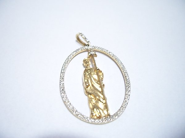 Pingente em Ouro 18k com Diamante