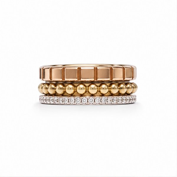 Aliança Trinity em Ouro 18k com Diamante