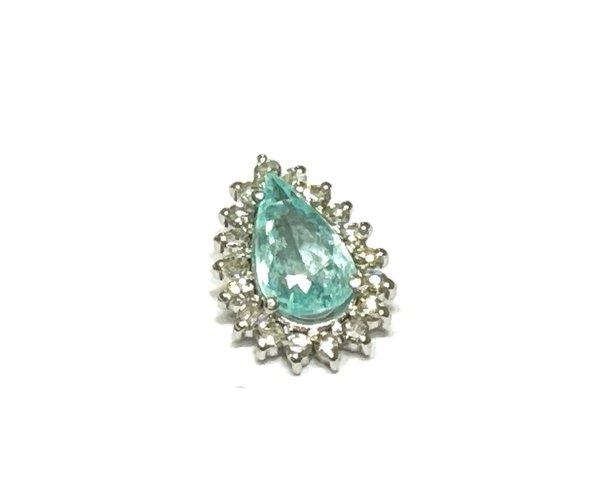 Pingente em Ouro Branco 18k
