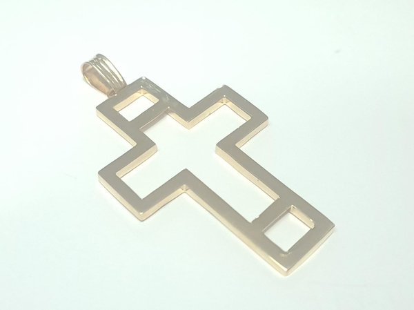 Pingente Cruz em Ouro 18k